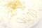 earring hooks, 24k gold plated alloy, 38 x 16mm, 20 pieces,